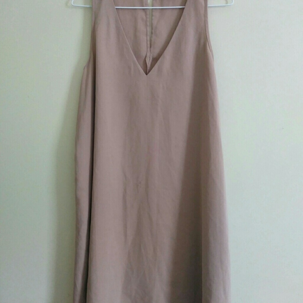 🌞Forever 21 Beige Summer Dress Size Large
